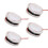 Set Of 4 Fabric Christmas Drum Pendant Decorations Holiday-C 1