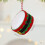 Set Of 4 Fabric Christmas Drum Pendant Decorations Holiday-C 4