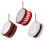 Set van 4 trommelornamenten, schuim, kerstboomversieringen,-C 2