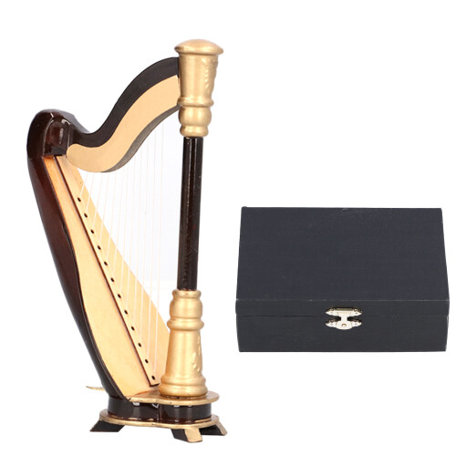 Mini-Harfe Modell Musikinstrument Replik Home