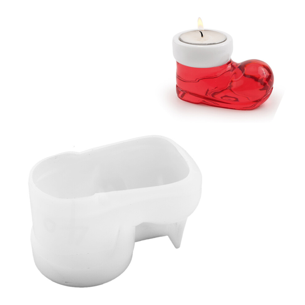 Candlestick Silicone Mold Candle Base Mould Christmas Boot 7755000169013