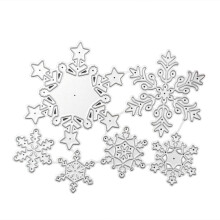 Weihnachten Schneeflocke Metall Stanzformen Schablone DIY-Silber