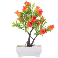 5 Stuks Geleide Kunstgranaatboom Tafeldecoratie Simulatie Fruitplant