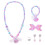 conjunto 6 peças: pulseiras, colares e infantil decorativos 1