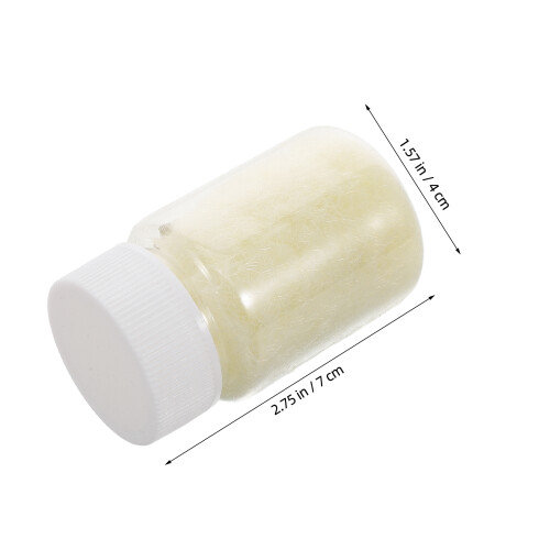 2 frascos de pó flocado 3 mm para brinquedos e artesanato 1