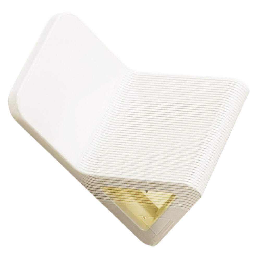 White Shower Step Stool Bathroom Space Saving-Milky