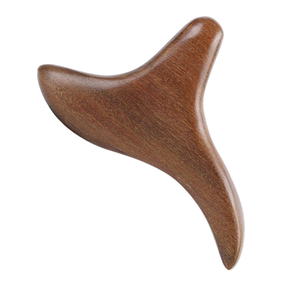Golden Sandalwood Foot Massage Stick Portable Acupressure Tool For Muscle Relaxation Wooden Massager For Home Travel