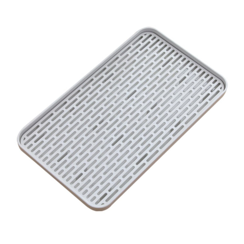 Double Layer Bottle Drying Rack Anti-Slip Draining Tray For Bottles Plastic Kitchen Utensils Space-Saving