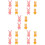 20 Schlafendes Baby Cake Dessert Toppers 8