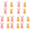 20 Schlafendes Baby Cake Dessert Toppers 2