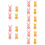 20 Schlafendes Baby Cake Dessert Toppers 10