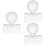 3Stk Separate Pressing Mold Lidschatten Druckstempel Feiner Puder 8