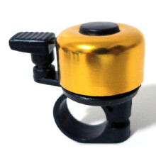 Alloy Mini One Touch Fahrradlenkerglocke Klingelhorn Hebel Golden