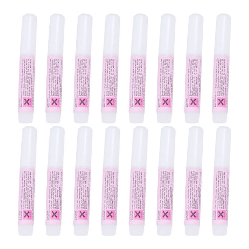 50 unid. cola profissional 2g para unhas, tips e arte, rosa