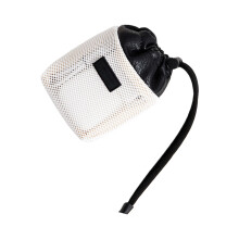 Sac de rangement respirant, pochette en maille Portable-Noir