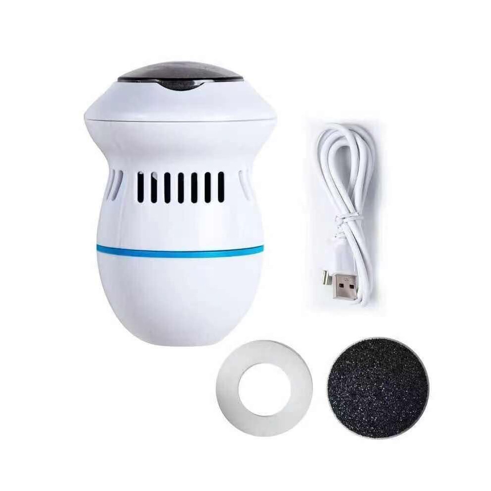 Portable Electric Vacuum Foot Grinder USB Rechargeable Pedicure Tool, Callus Remover For Dead Dry Skin, Cracked Heel