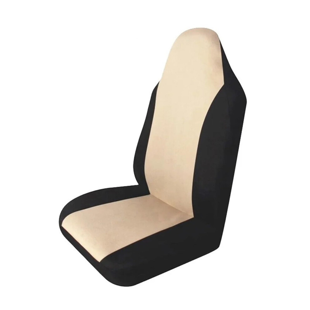 Car Seat Protector Universal Fit Double Mesh Cushion Cover For Most Cars 1 Piece Beige 9393856511969
