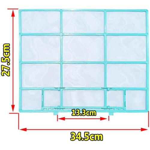 High Performance Dust Filter Replacement For Midea Hualing AC Units 34.5 X 27.5 Cm 1
