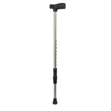 Adult Crutches Adjustable Elderly Cane With 4-Tube Foot Base Non-Slip Comfort Handle Single-Leg Crutch