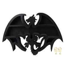 Kristall-Ausstellungsregal, Drachen-Design, 35,4
