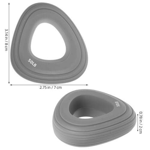 Silicone Grip Gris Pour Force Main Poignet Doigts 1