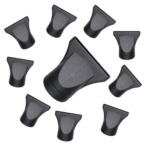 Universal Föhnzubehör Schwarz PP PC 10er Pack