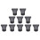 Universal Föhnzubehör Schwarz PP PC 10er Pack 7