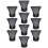 Universal Föhnzubehör Schwarz PP PC 10er Pack 4
