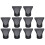 Universal Föhnzubehör Schwarz PP PC 10er Pack 2