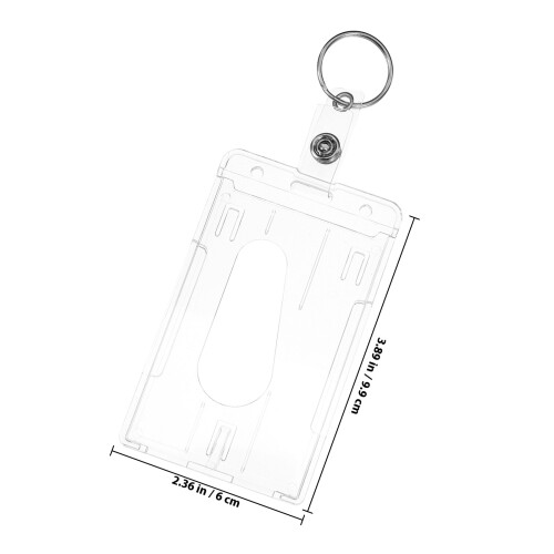 6St Abzeichenhalter Mit Daumenschlitz Für Id Karten 1