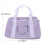 Handtasche Polyester 1Set 14,2x10,4x5,3 Zoll 3