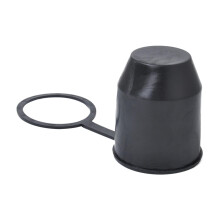Tow Protective Cap Heavy-Duty Hitch Ball Cover For Trailers, Weather-Resistant Tow Hitch Protector, Quick Installation
