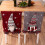 2 Stück Weihnachtsfestliche 3D-Zwerge-Rot 5
