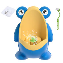 Training Urinal Frog Portable For Boys Potty Training Aid Detachable Toilet For Child Nighttime Travel Camping Blue