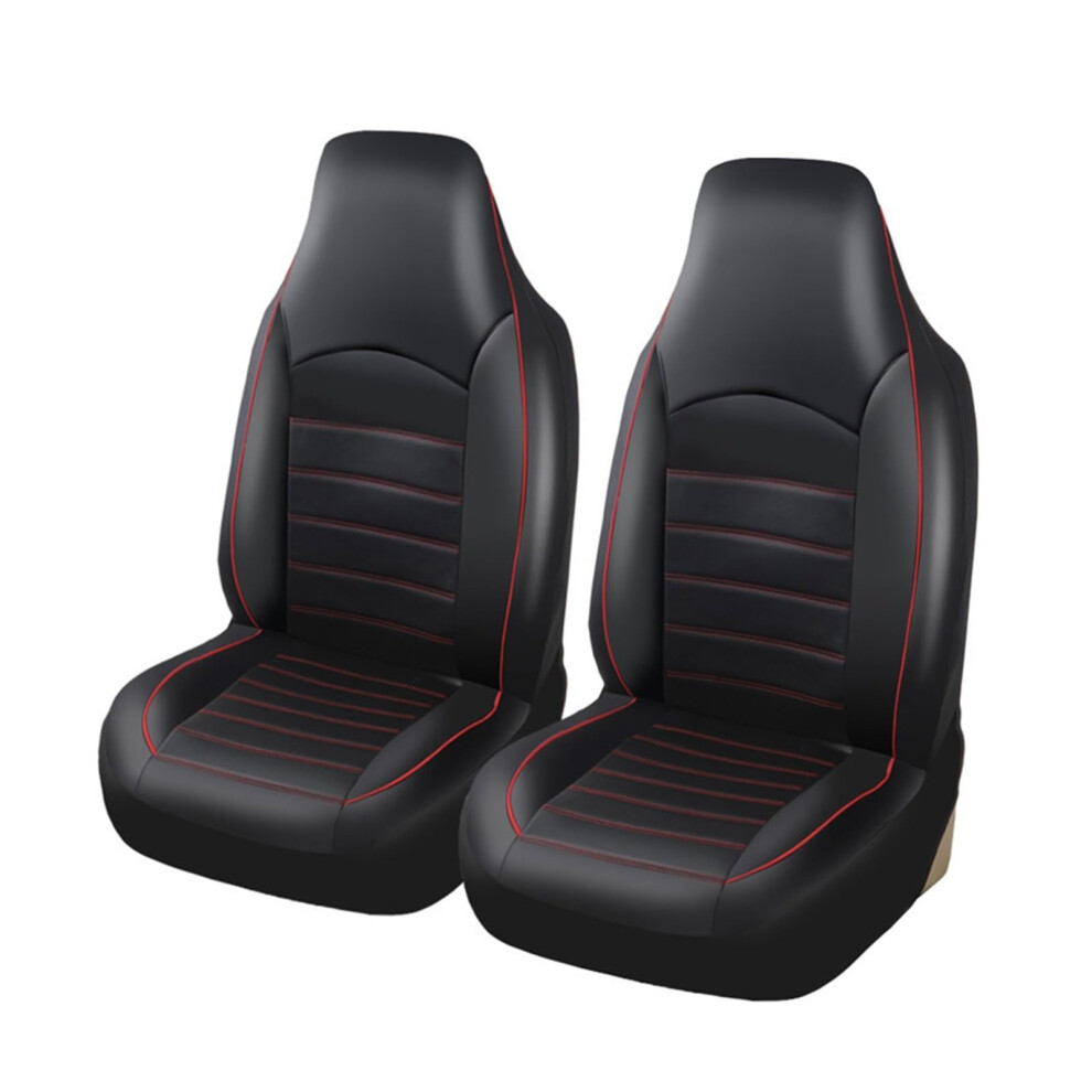 Car Seat Protector Universal Car Seat Covers High Back Bucket Seat Auto Interior Red 9016109551757