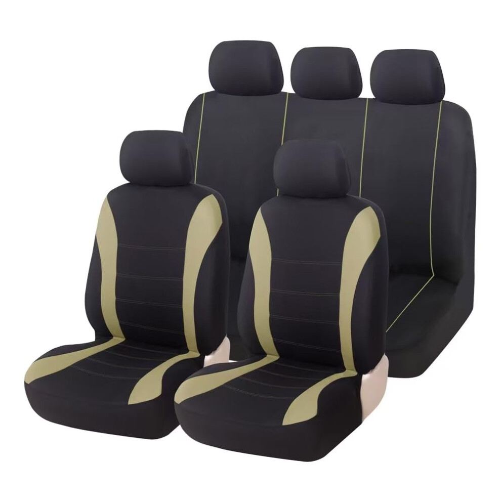 Car Seat Covers For Renault Twingo 1.0 Sce Arranque Front And Rear Cushions, Car Seat Protectors, Interior Accessories, B/ Grey 9393856513444