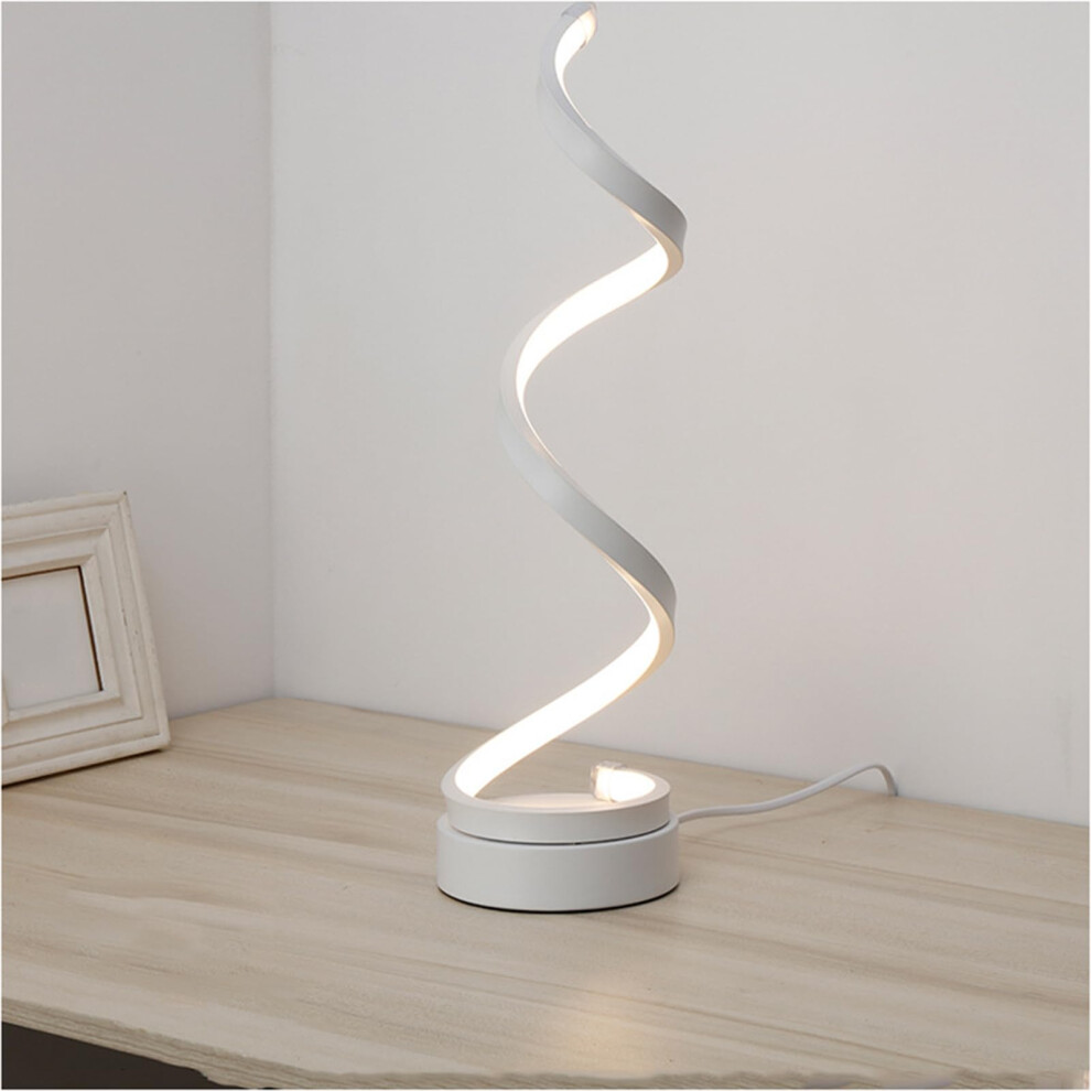 Desk Lamps With Plug In LED Night Light Bedside Table Lamp For Bedroom Interior Decor White Finish White Light-image-OPC-PMCG958-NEW