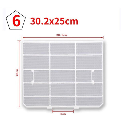 Dust Screen Filter For Hisense Air Conditioners 30.2x25 Cm Replacement Easy Installation 1