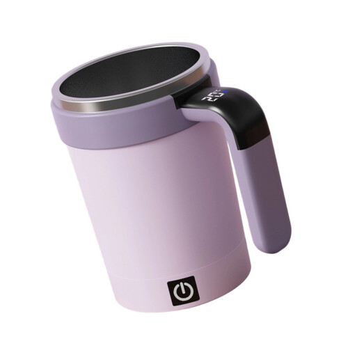 Magnetic Stirring Cup Auto Mixing with Removable Base-Purple