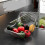 Multifunctional Kitchen Strainer Shatterproof Plastic-Grey 6