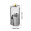 360 Rotating Organizer Transparent Multi-Transparent color 4