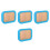 4 Stks Silicone Acupunctuur Oefenmodel Voor Iv-training En 8