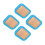 4 Stks Silicone Acupunctuur Oefenmodel Voor Iv-training En 9