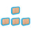 4 Stks Silicone Acupunctuur Oefenmodel Voor Iv-training En 6
