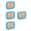 4 Stks Silicone Acupunctuur Oefenmodel Voor Iv-training En 7