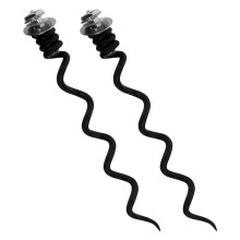 2 korkenzieher-spirale metall, ersatz für weinflaschenöffner