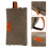Makeup Kosmetiktasche Canvas Leder Organizer Vintage 6