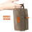 Makeup Kosmetiktasche Canvas Leder Organizer Vintage 7