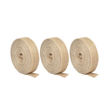 3 Stk. Natürlicher Jute Sackleinen-Ribbon Für Basteln Feiertage