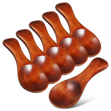 6St Mini Holz Gewürzlöffel Für Und Servieren
